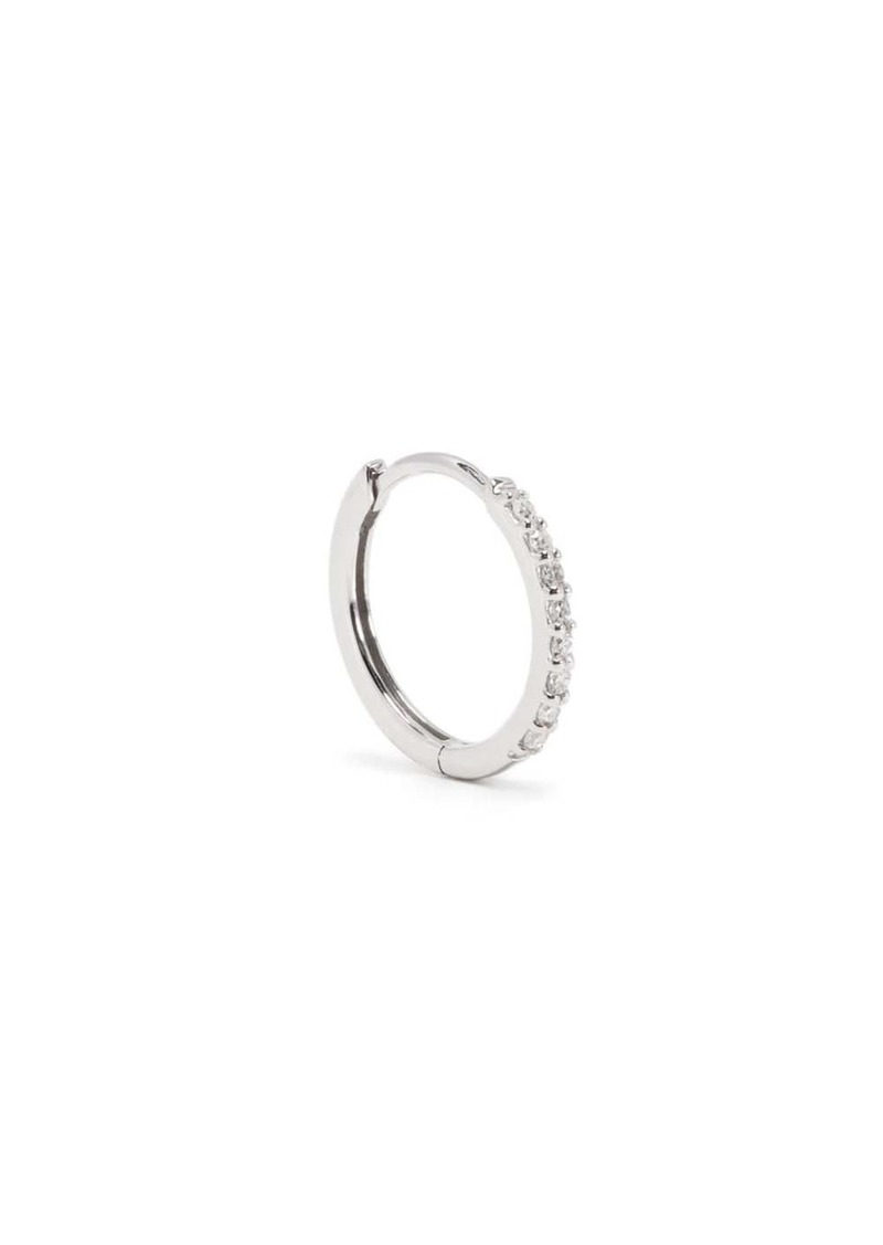 Maria Black 14kt white gold Lamarr 10 huggie earring