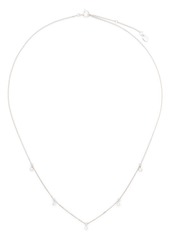 Maria Black 14kt white gold Moreno diamond necklace