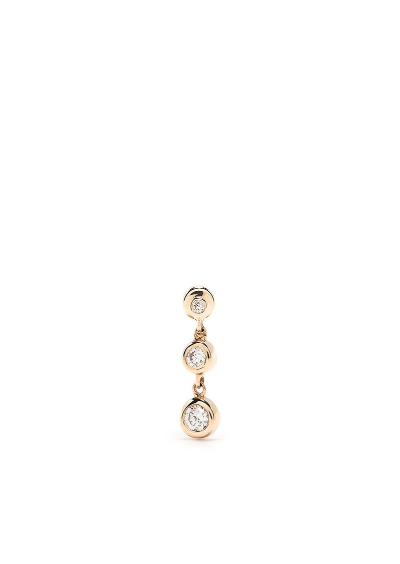 Maria Black 14kt yellow gold diamond Chandelier stud earring