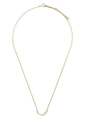 Maria Black 14kt yellow gold Mae diamond necklace