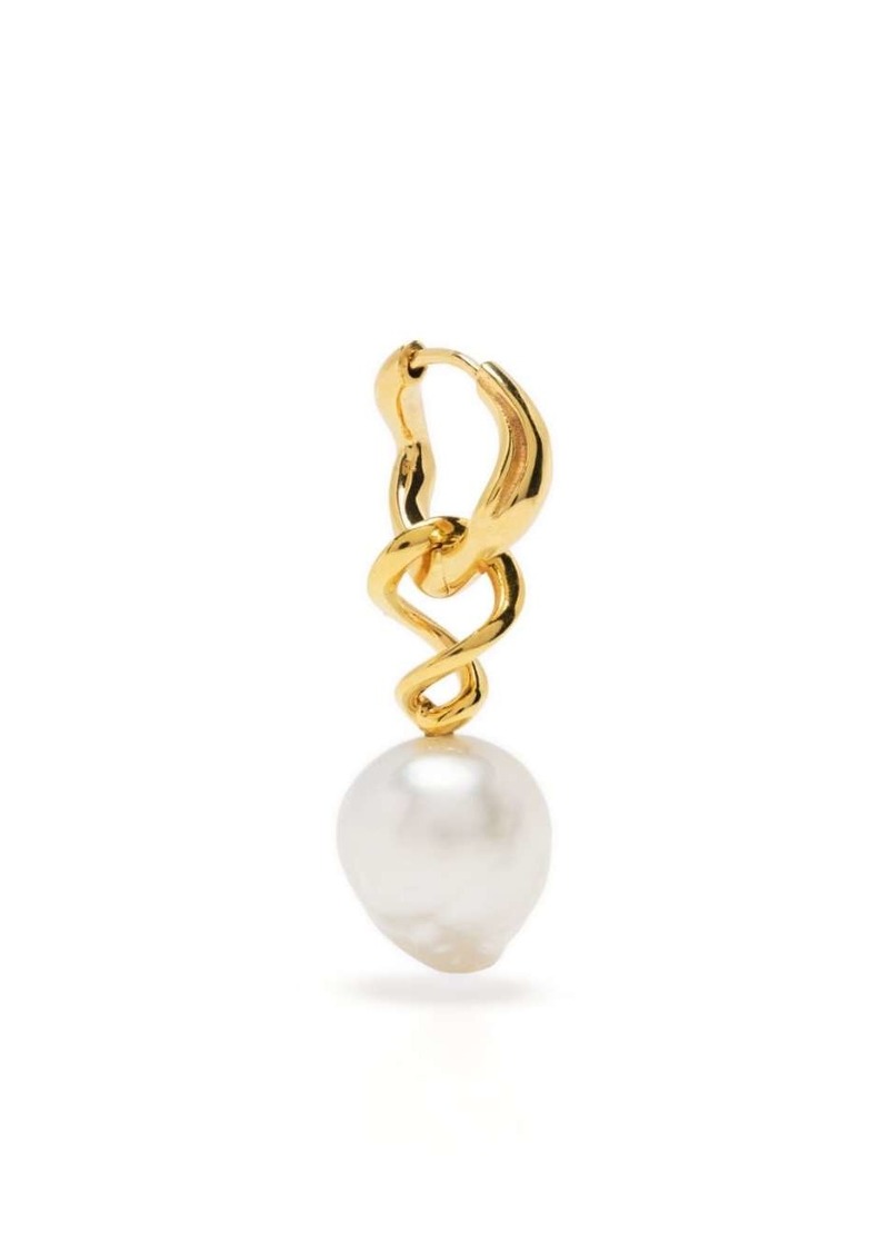 Maria Black Anila gold-plated pearl earring
