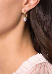 Maria Black Blue Mountain huggie single earring