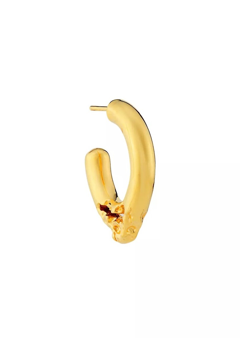 Maria Black Flea 15 22K-Gold-Plated Huggie Hoop Earring