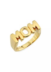 Maria Black Heroes Mom 22K-Gold-Plated Ring