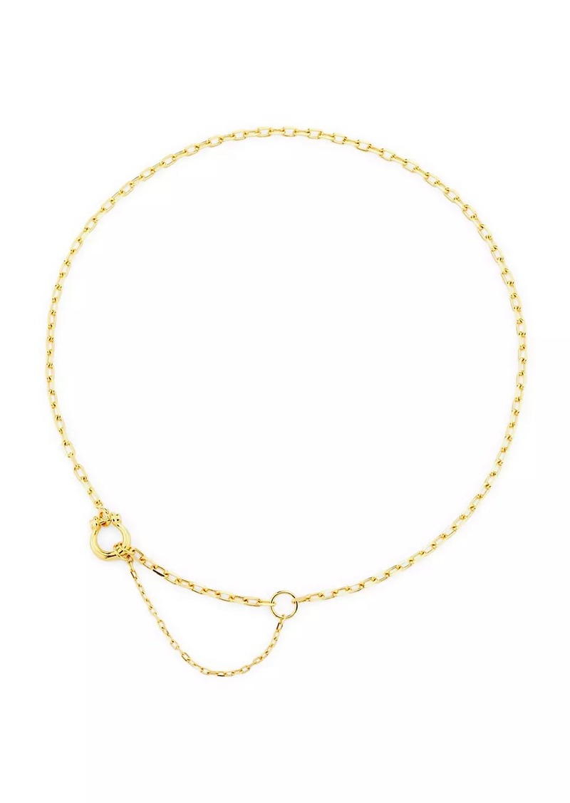 Maria Black Jordan 48 22K-Gold-Plated Chain Necklace