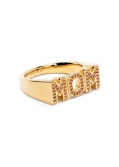 Maria Black Mom crystal-embelished ring