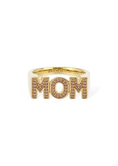 Maria Black Mom Rose Crystal Ring
