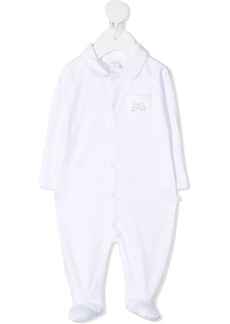 Marie-Chantal scallop-trimmed cotton pajama