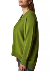 Marina Rinaldi Alba Wool-Blend V-Neck Sweater