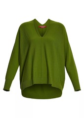 Marina Rinaldi Alba Wool-Blend V-Neck Sweater