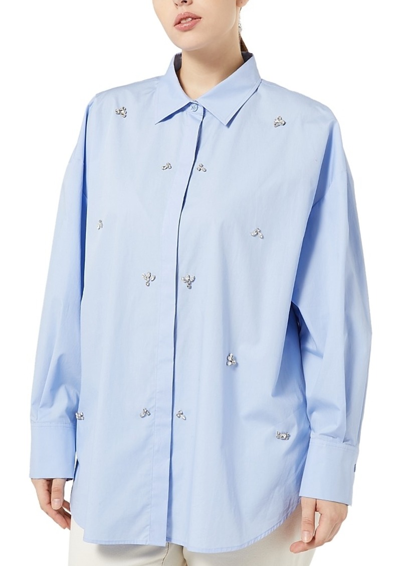 Marina Rinaldi Ape Embellished Shirt