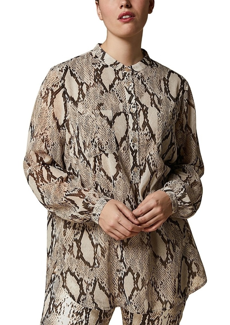 Marina Rinaldi Arabia Printed Georgette Shirt