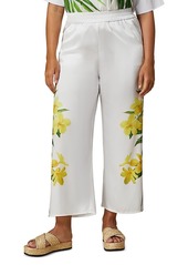 Marina Rinaldi Gersa Optical Floral Wide Leg Trousers