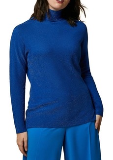 Marina Rinaldi Metallic Turtleneck Sweater
