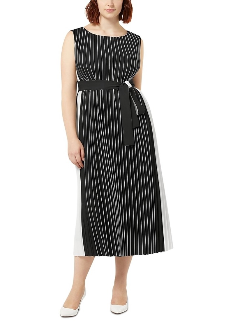 Marina Rinaldi Plus Zingaro Pleated Dress