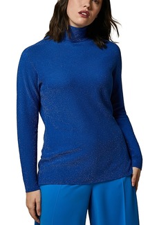 Marina Rinaldi Shimmer Turtleneck Sweater