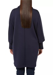 Marina Rinaldi Melfi Double-Knit Jersey Coat