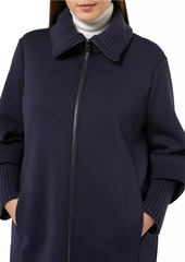 Marina Rinaldi Melfi Double-Knit Jersey Coat