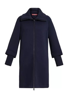 Marina Rinaldi Melfi Double-Knit Jersey Coat