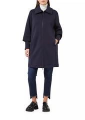 Marina Rinaldi Melfi Double-Knit Jersey Coat