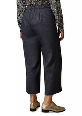 Marina Rinaldi Plus Acciuga Denim-Look Trousers