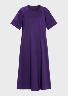 Marina Rinaldi Plus Size Biagio Cotton Poplin Midi Dress