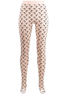 Marine Serre all over moon pattern leggings