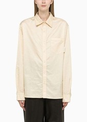 Marine Serre Ivory-coloured blend shirt