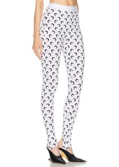 Marine Serre Moon Printed Jersey Stirrup Legging