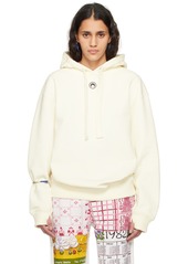 Marine Serre Off-White Printed Hoodie