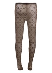 Marine Serre motif-pattern high-waisted tights