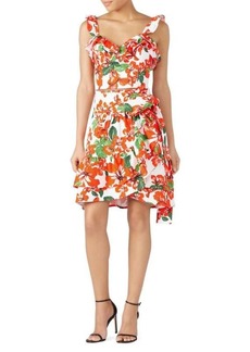 Marissa Webb Floral Midi Wrap Skirt