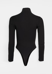 Marissa Webb Zip Front Thong Bodysuit