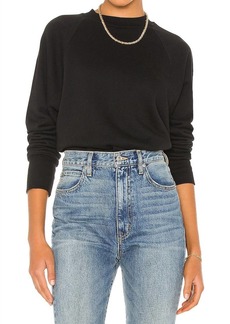 Marissa Webb So Uptight Raglan Sweatshirt In Black