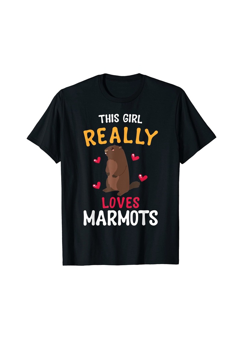 for groundhog or squirrel and marmot lovers or Marmot T-Shirt