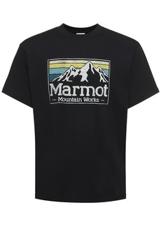 Marmot Gradient Print Cotton T-shirt