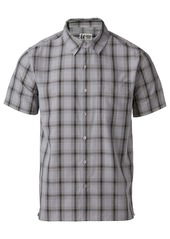 Marmot Men's Eldridge Classic Plaid Button-Up Short-Sleeve Shirt - Sleet Oliver Plaid