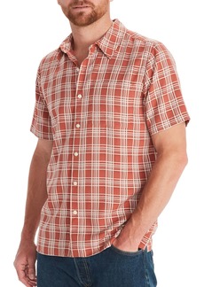 Marmot Men's Eldridge Novelty Classic Short Sleeve Shirt, Medium, Red