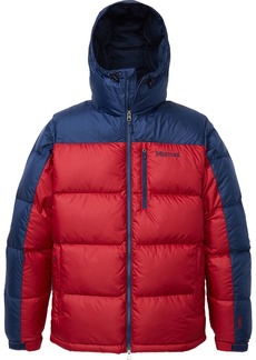 Marmot Men's Guides Down Hooded Jacket, XL, Red