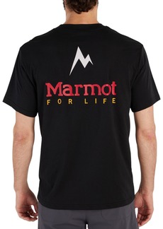 Marmot Men's Marmot For Life Short Sleeve T-Shirt, Medium, Black