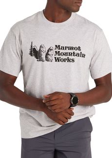 Marmot Men's MMW SS Tee, Medium, Gray | Father's Day Gift Idea