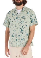 Marmot Men's Muir Camp Novelty Short Sleeve Shirt, Medium, Blue | Father's Day Gift Idea