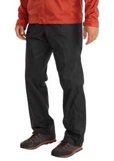 Marmot Men's PreCip Eco Full Zip Pant, XL, Black