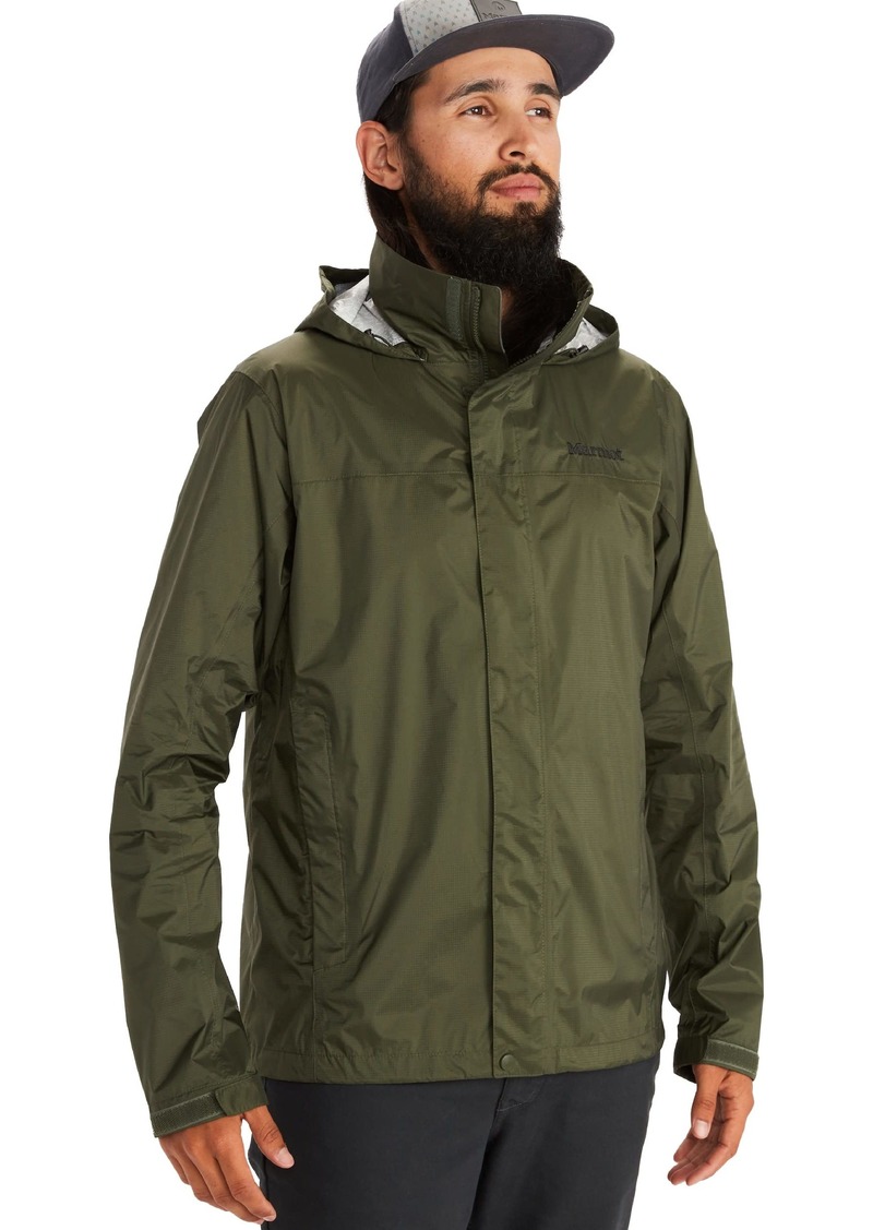 MARMOT Men's Precip Eco Jacket | Lightweight Waterproof Jacket for Men Ideal for Hiking Jogging and Camping 100% Recycled Nori X-Large
