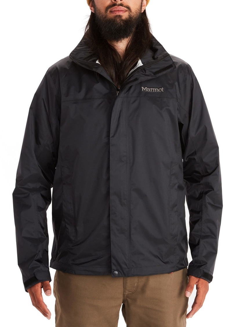 Marmot Men's PreCip Eco Rain Jacket, Small, Black
