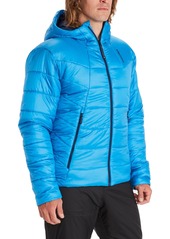 Marmot Men's WarmCube Featherless Hooded Jacket, Medium, Blue | Father's Day Gift Idea