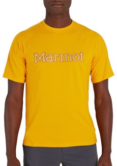 Marmot Men's Windridge Graphic SS Top, XL, Yellow