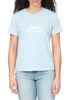 Marmot Women's Culebra Peak Short Sleeve T-Shirt, Medium, Blue
