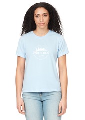 MARMOT Women's Culebra Peak Short Sleeve Tee Shirt Tide Blue 18893