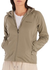 Marmot Women's Leconte Full-Zip Fleece Hoodie, Small, Green